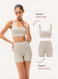 Motion Set - Sports Bra + Biker Shorts